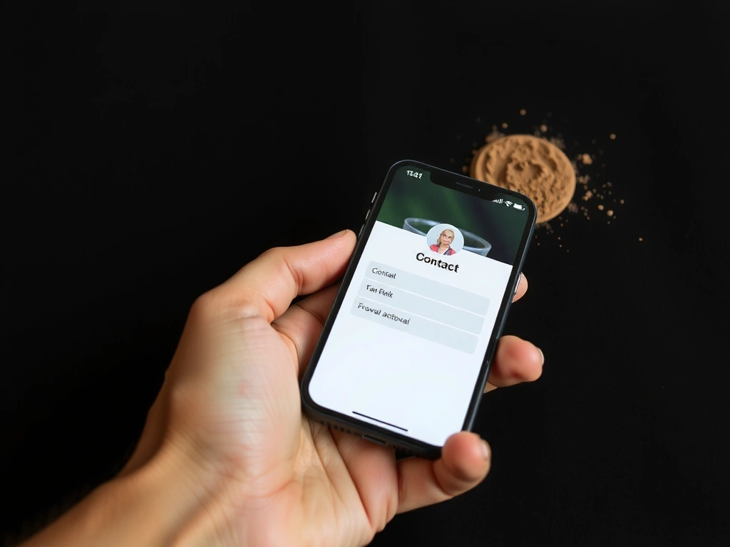 Telefon z otwartym emailem